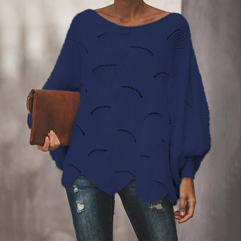 Damen Strickpullover mit lockerer Passform