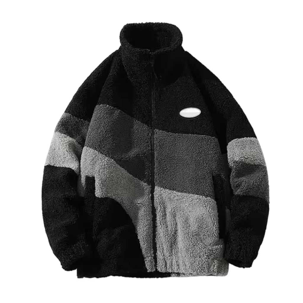 Jacke mit Vintage-Stil und weicher Haptik