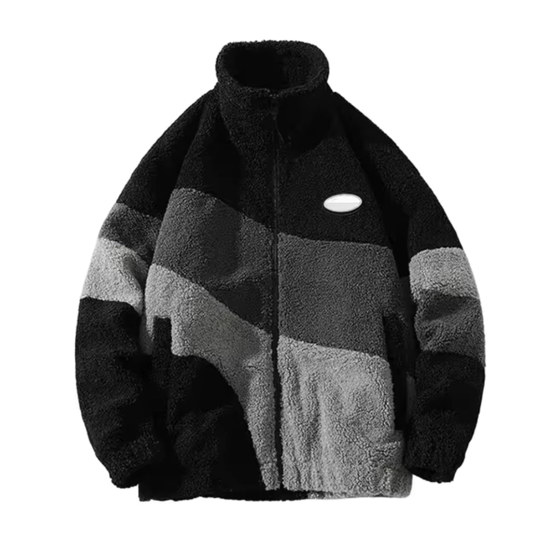 Jacke mit Vintage-Stil und weicher Haptik