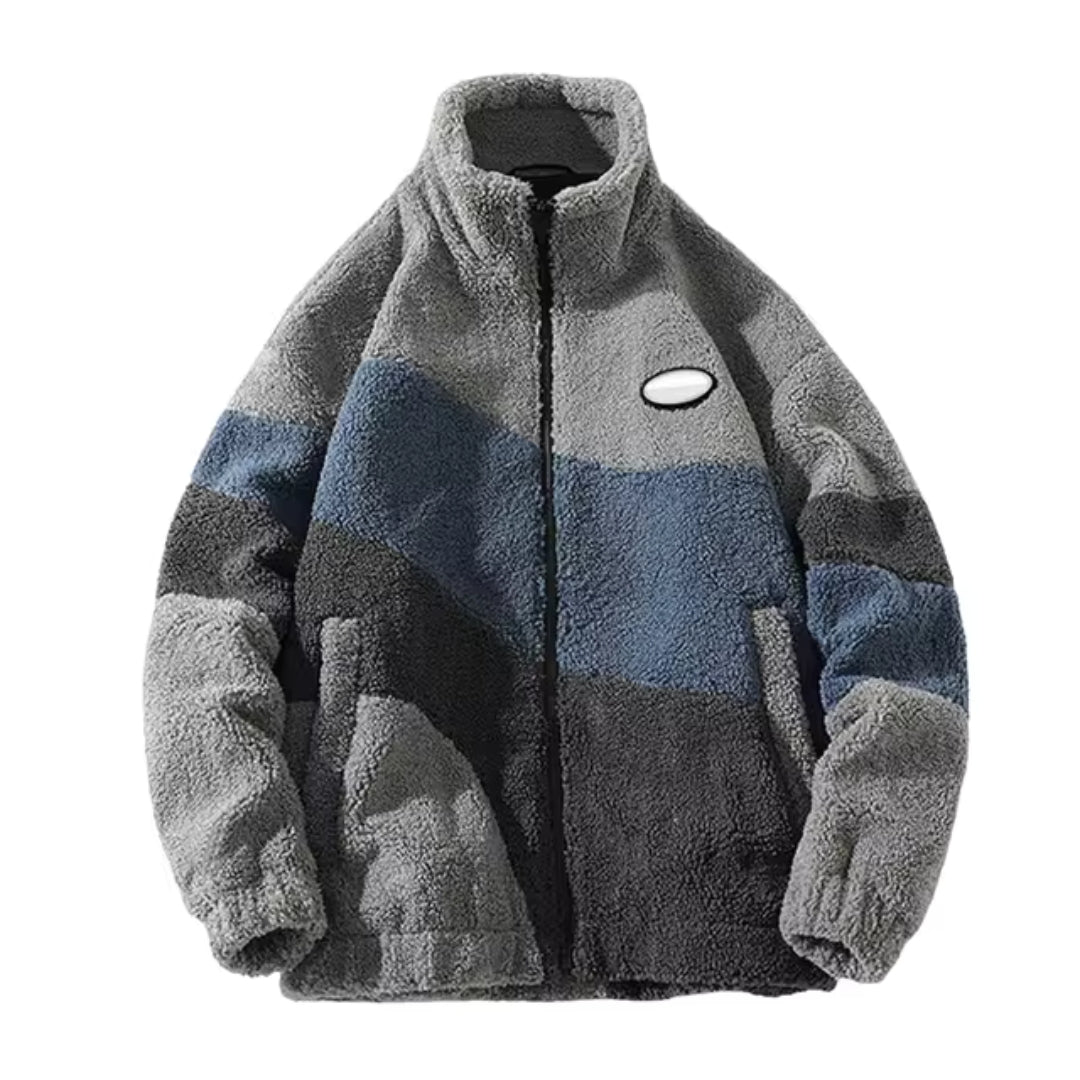 Jacke mit Vintage-Stil und weicher Haptik