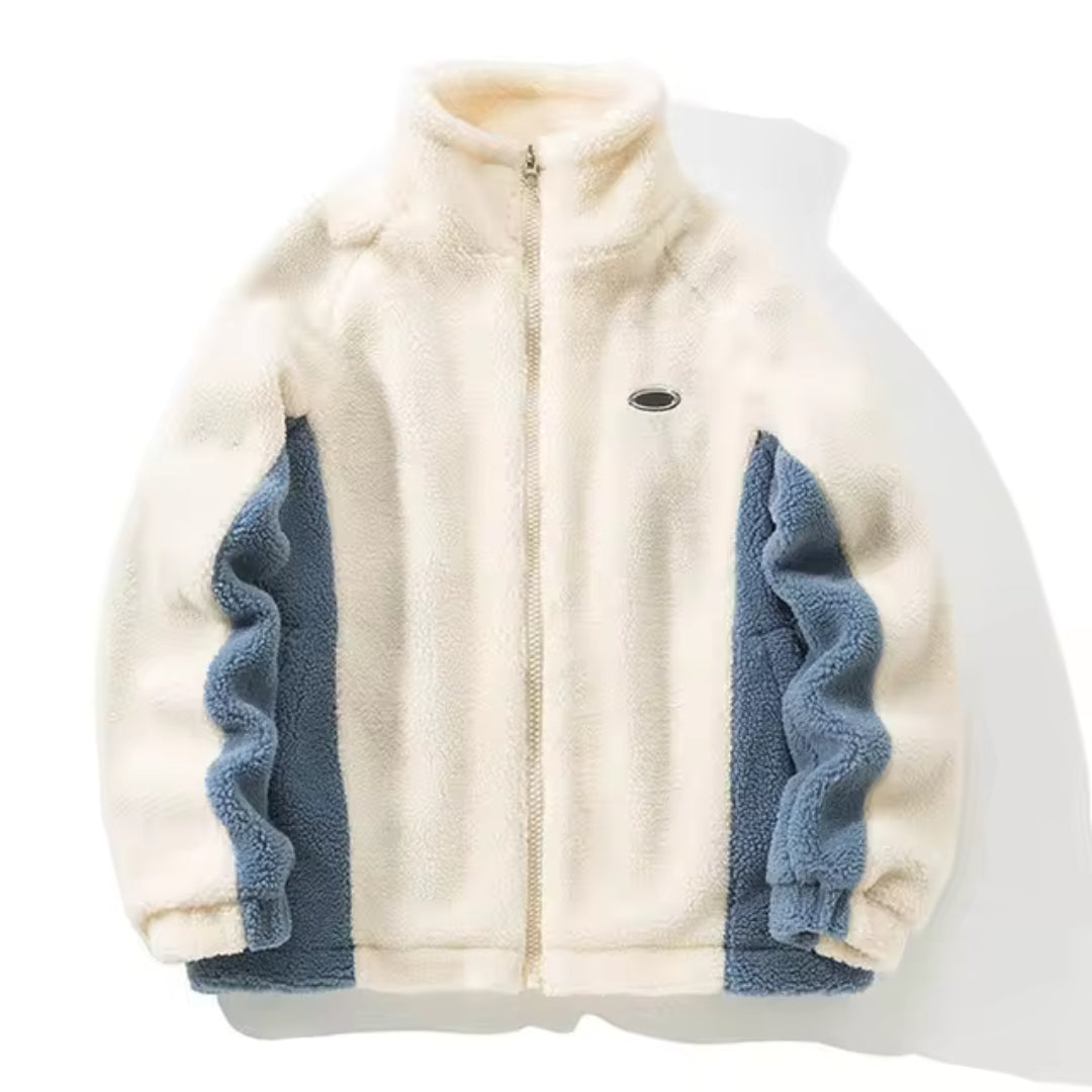 Jacke mit Vintage-Stil und weicher Haptik