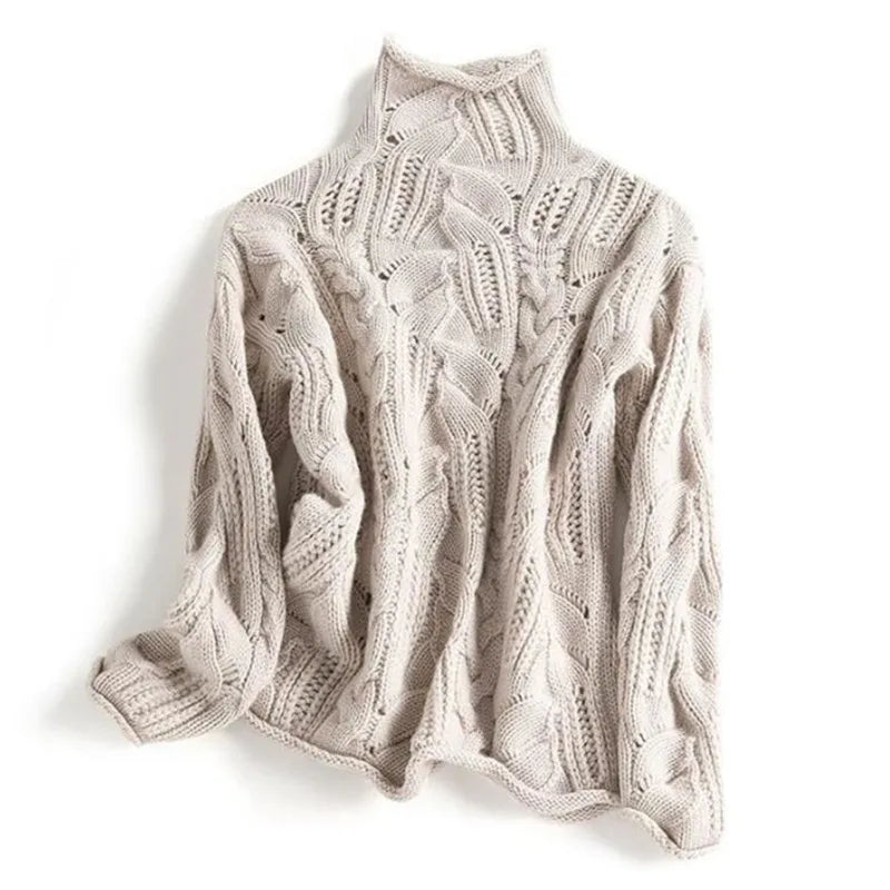 Damen-Feinstrickpullover in klassischem Stil