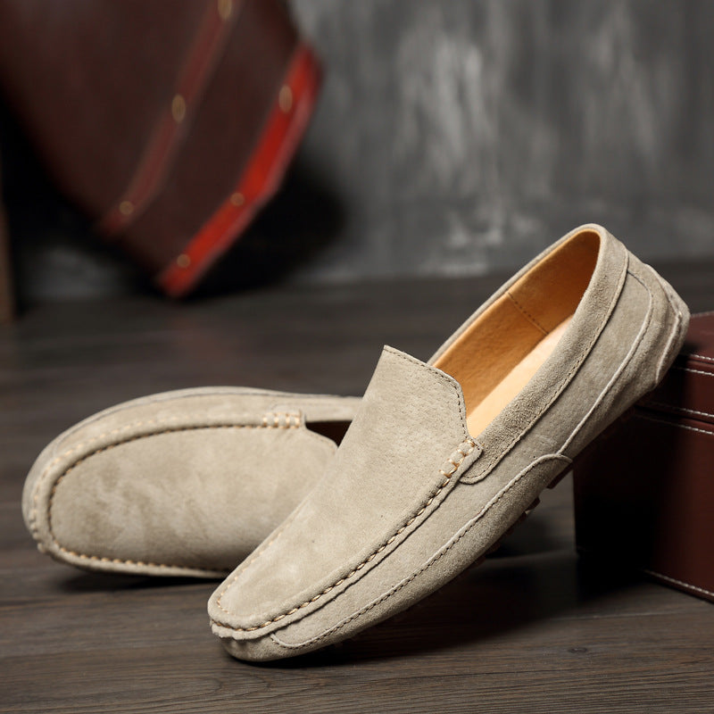 Wildleder Loafer zum Hineinschlüpfen