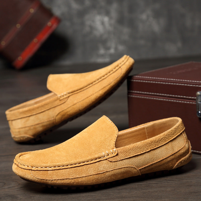Wildleder Loafer zum Hineinschlüpfen