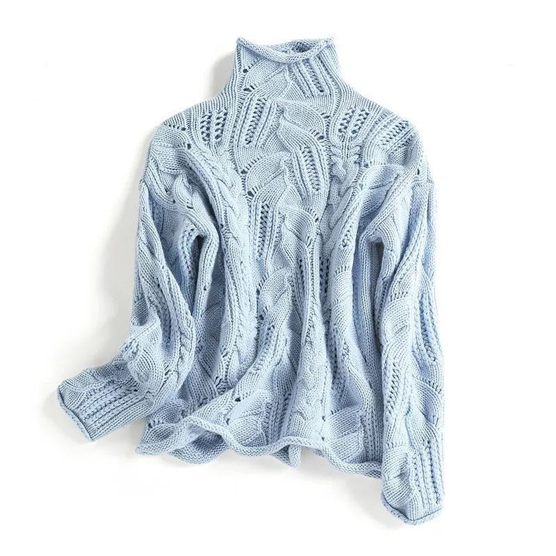 Damen-Feinstrickpullover in klassischem Stil